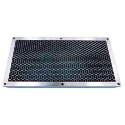 EMI shielding vent panels aluminum framed