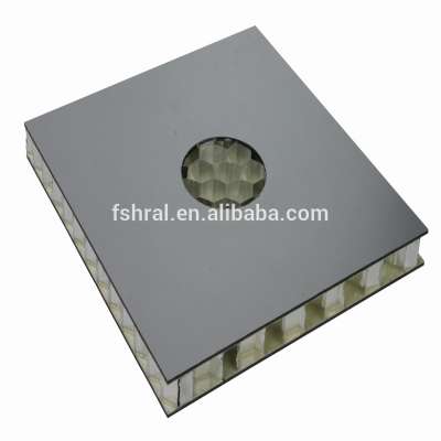 Insulated aluminum honeycomb core sandwich panels for walls