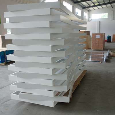 Anodized aluminum honeycomb sandwich panel for ceiling